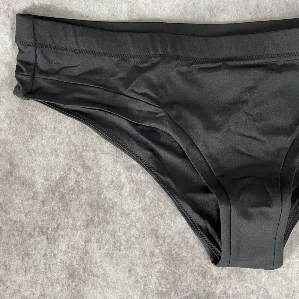 PrAna Bikini Bottom Womens sIZE XL Black Low Rise Cheeky  ** $5 CLEARANCE**